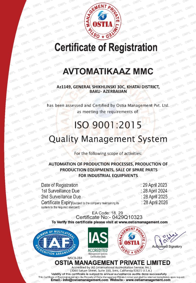Certificate of Registration